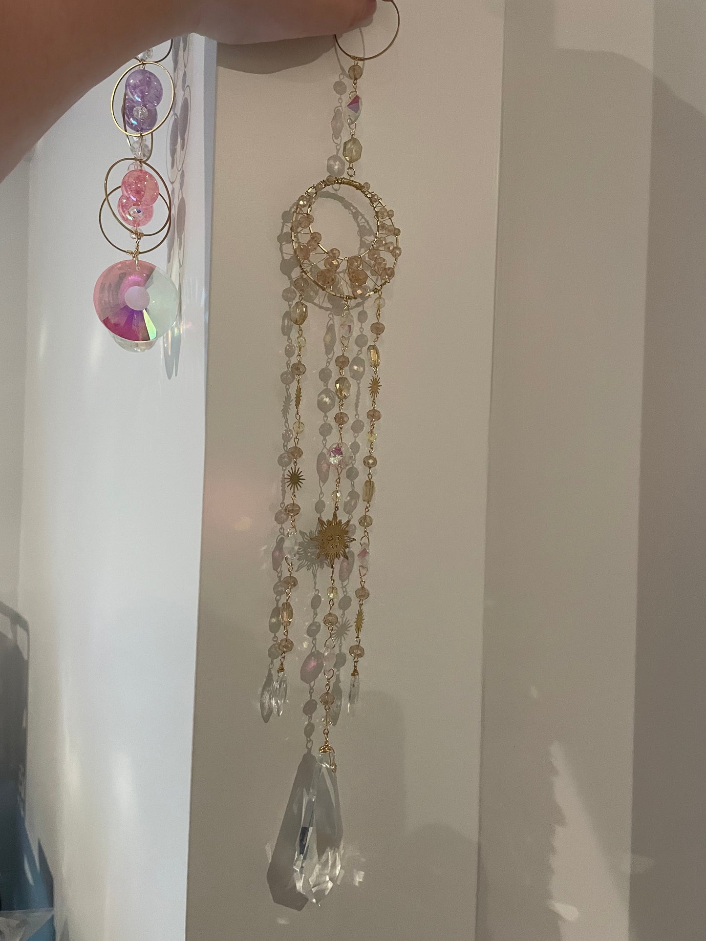 Sunrise Crystal Wrapped Large Sun Catcher