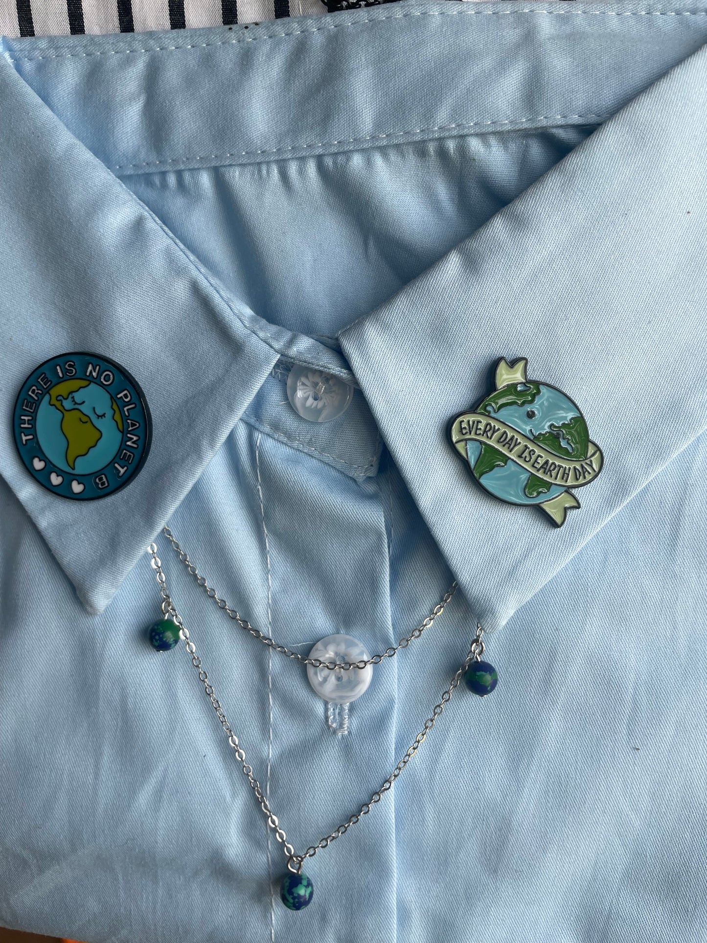Every Day is Earth Day Collar Chain