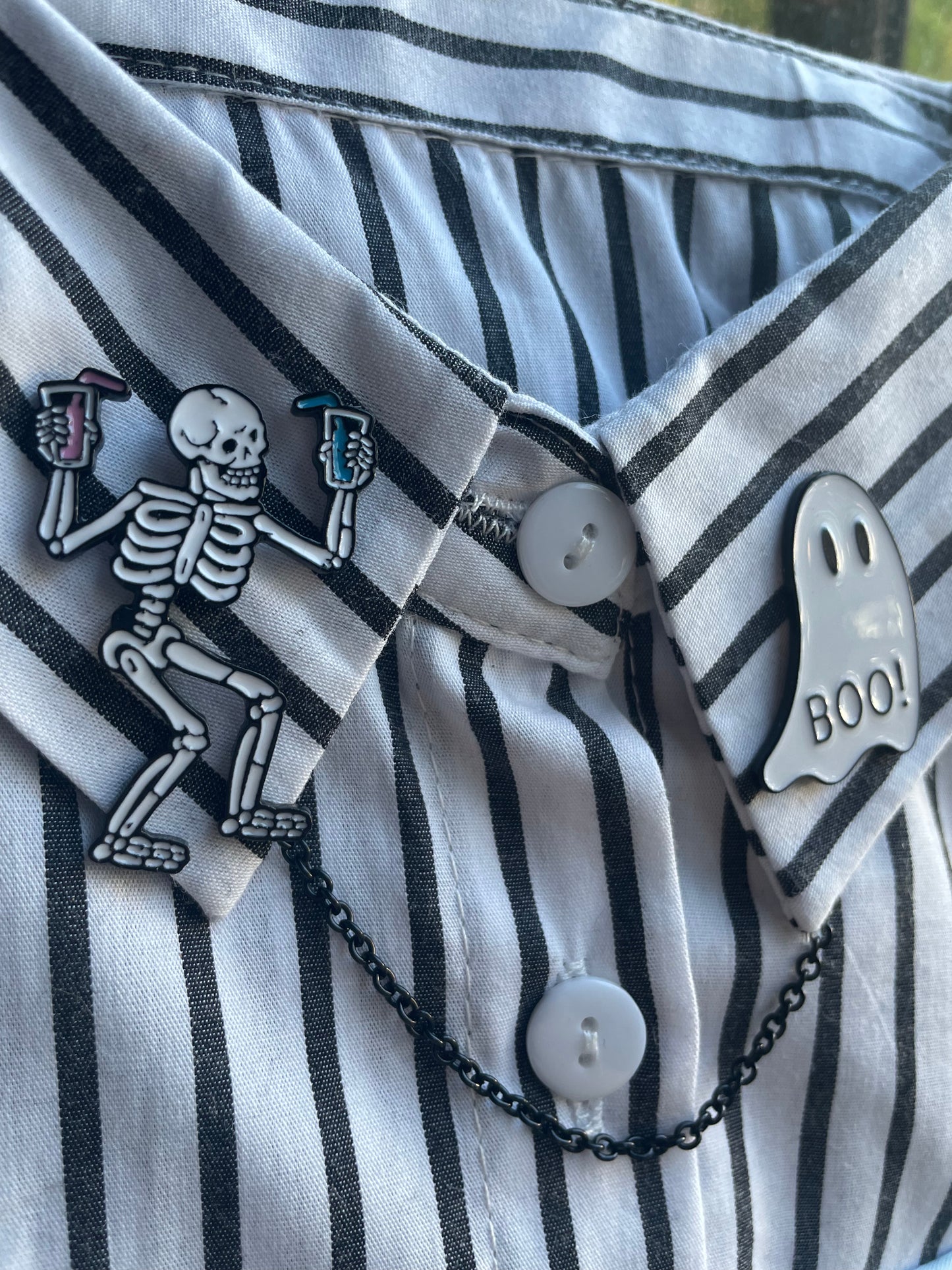 Boo! Collar Chain