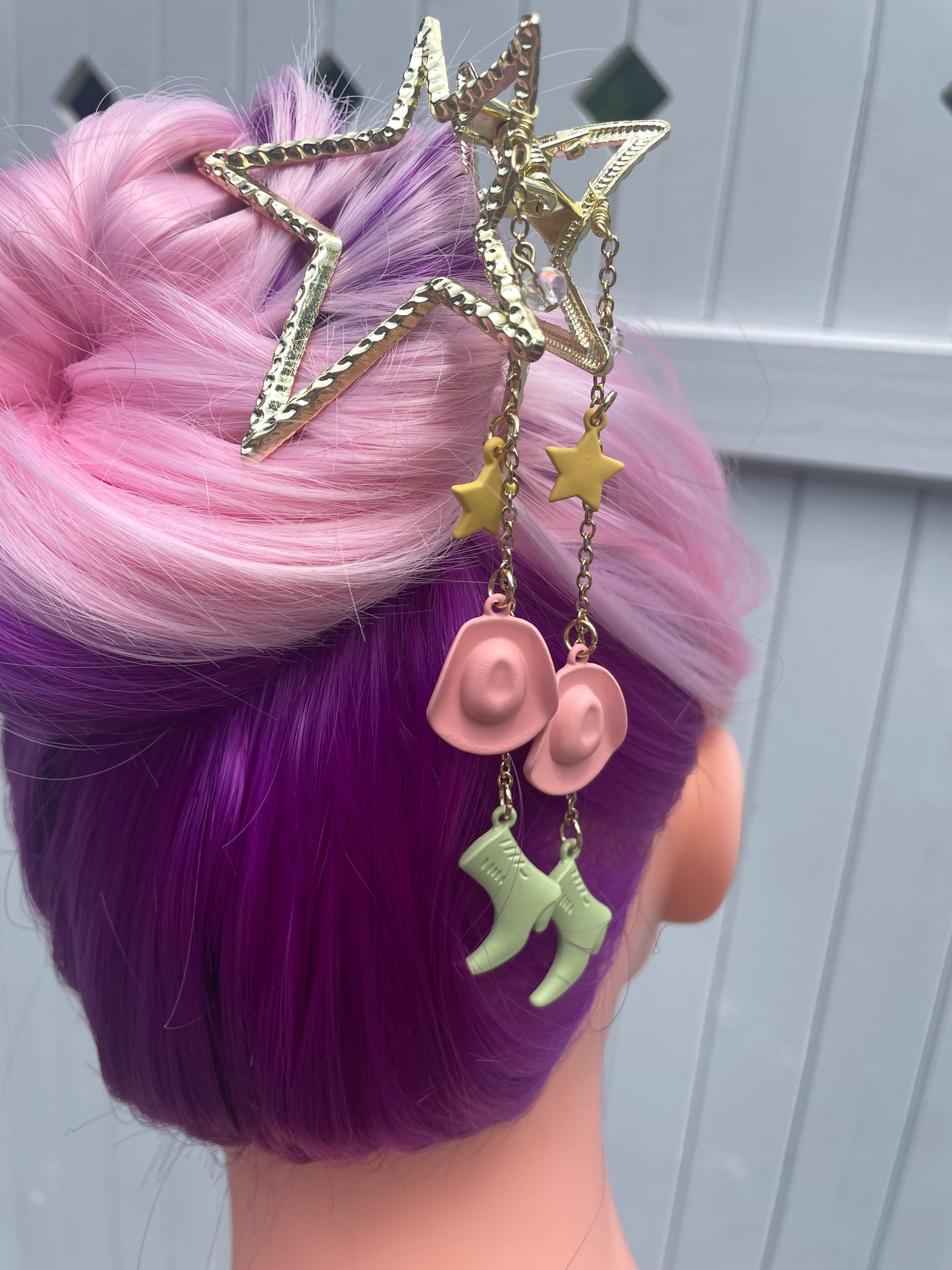 Cowgirl Hair Clip (Duo)