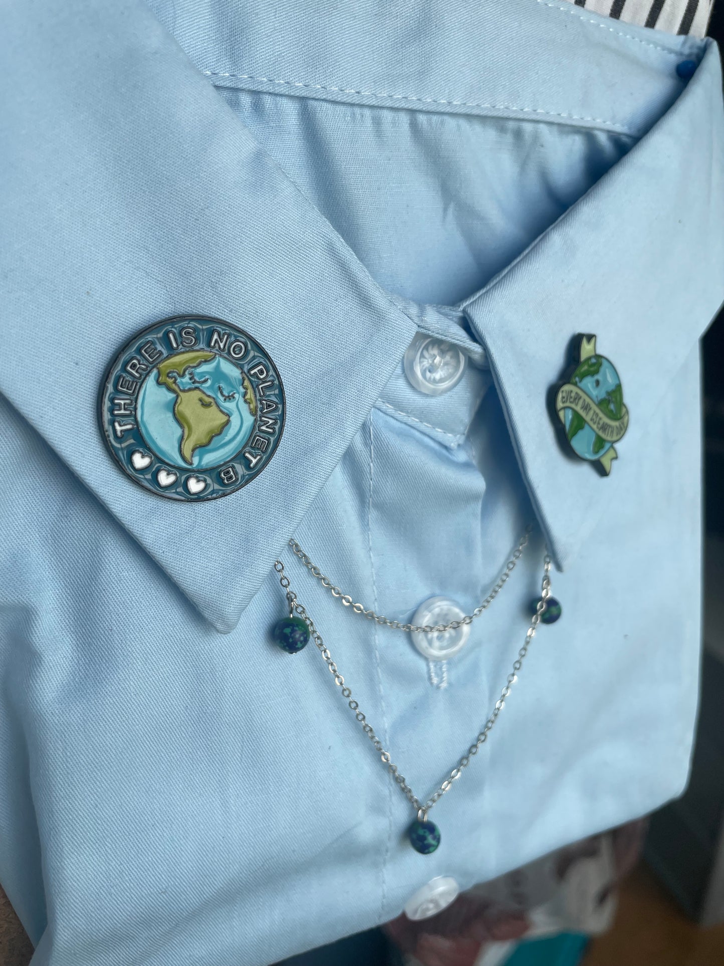 Every Day is Earth Day Collar Chain