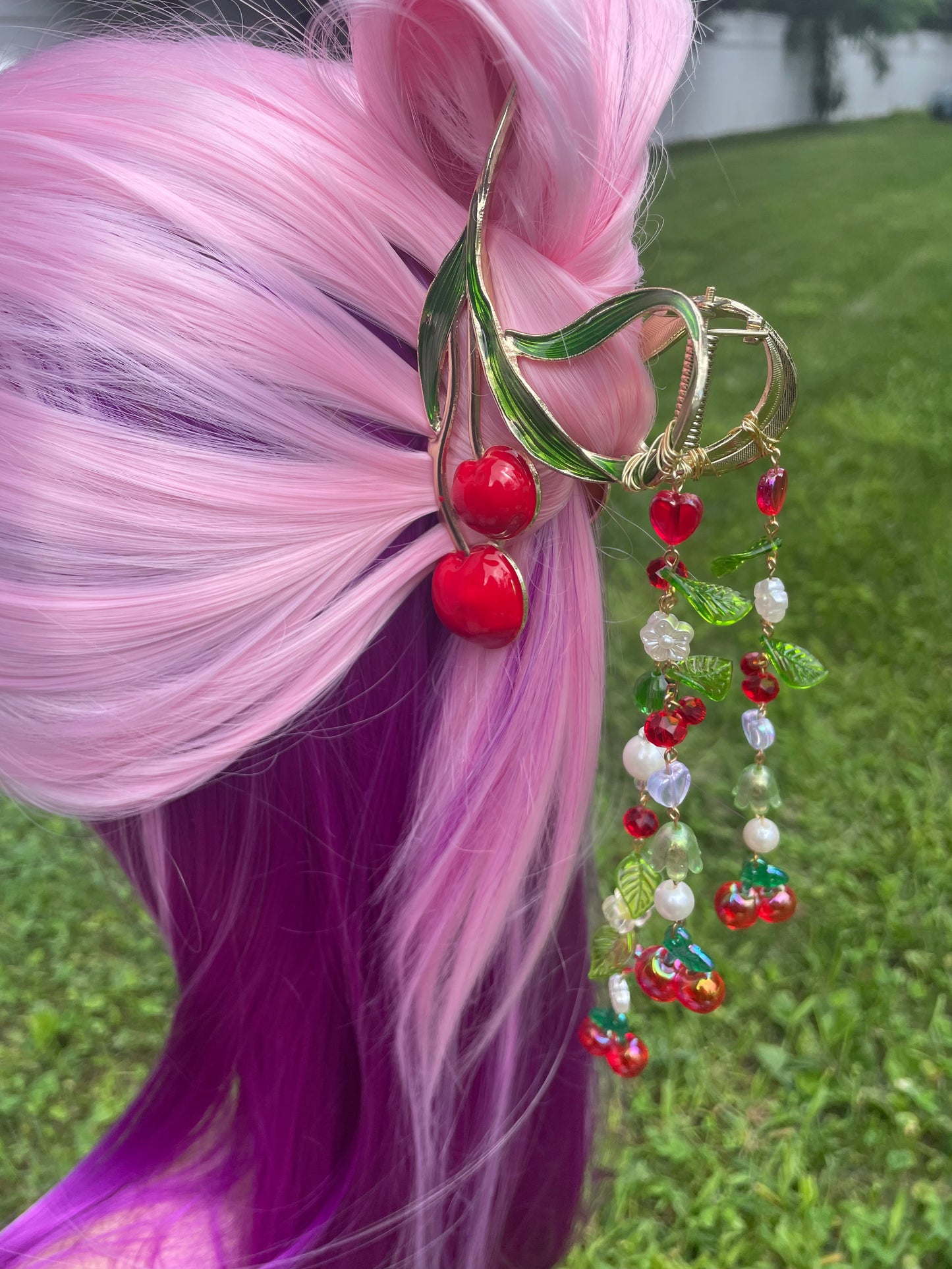 Cherry Trio Hair Clip