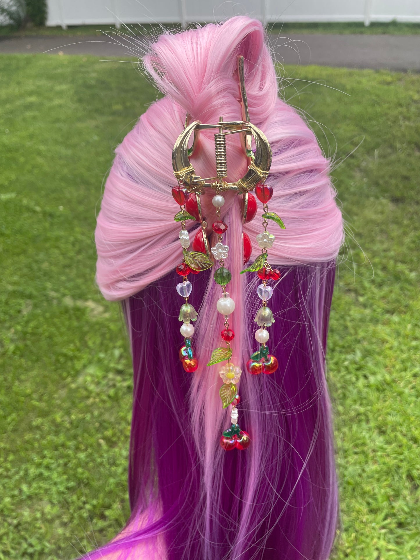 Cherry Trio Hair Clip