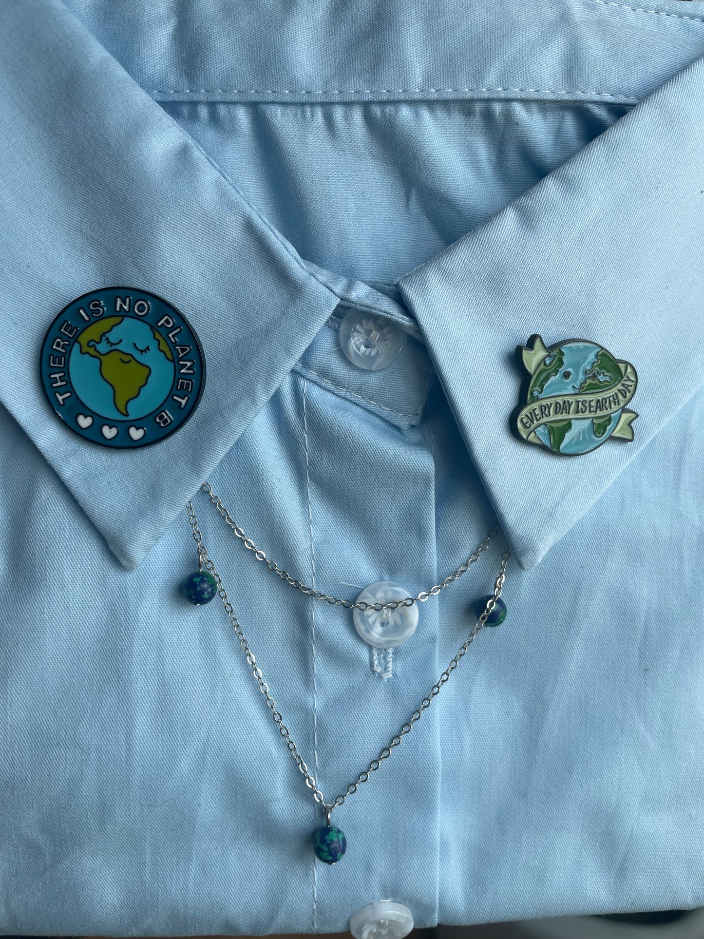 Every Day is Earth Day Collar Chain