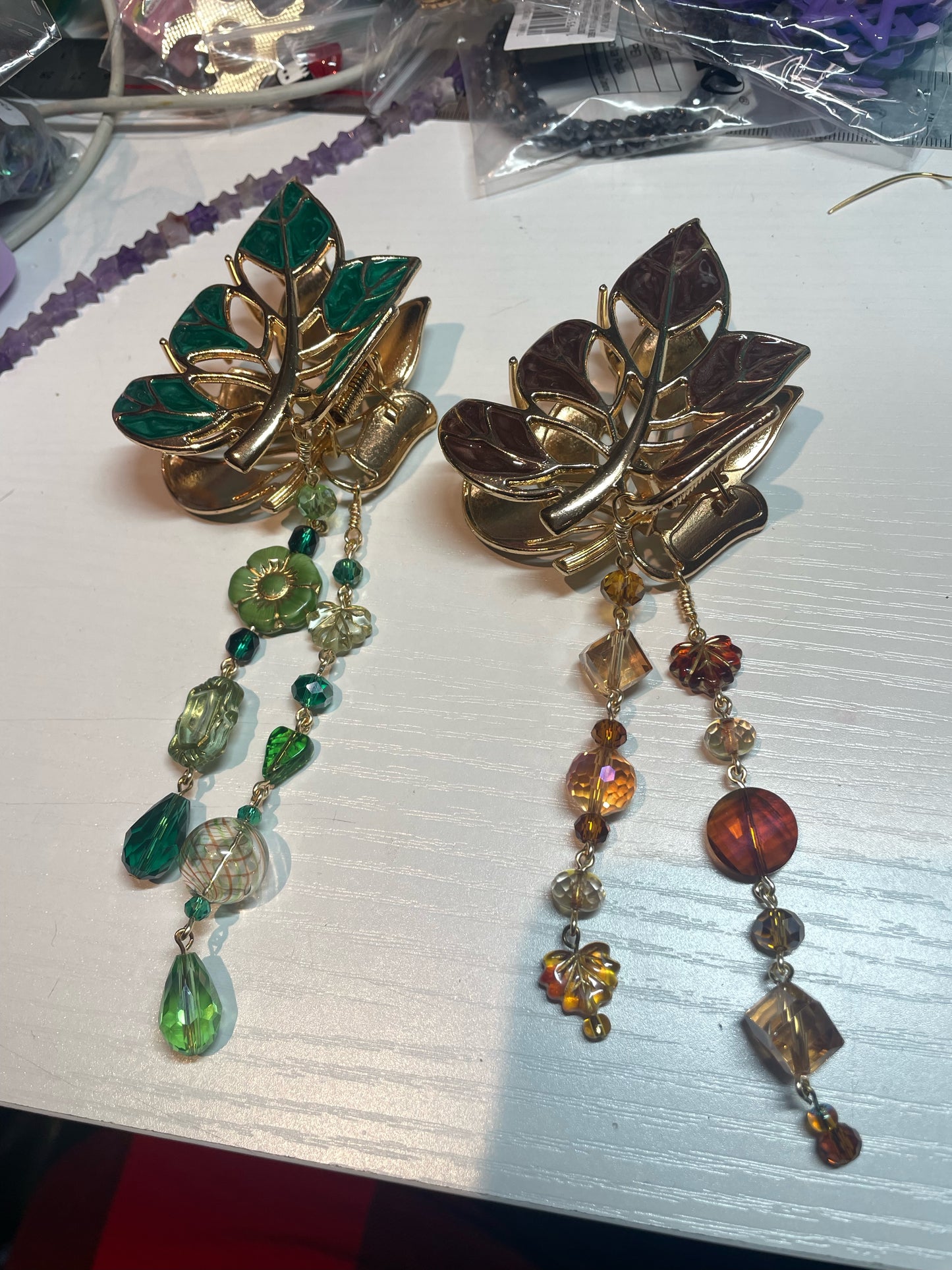 Falling Leaves Hair Clip