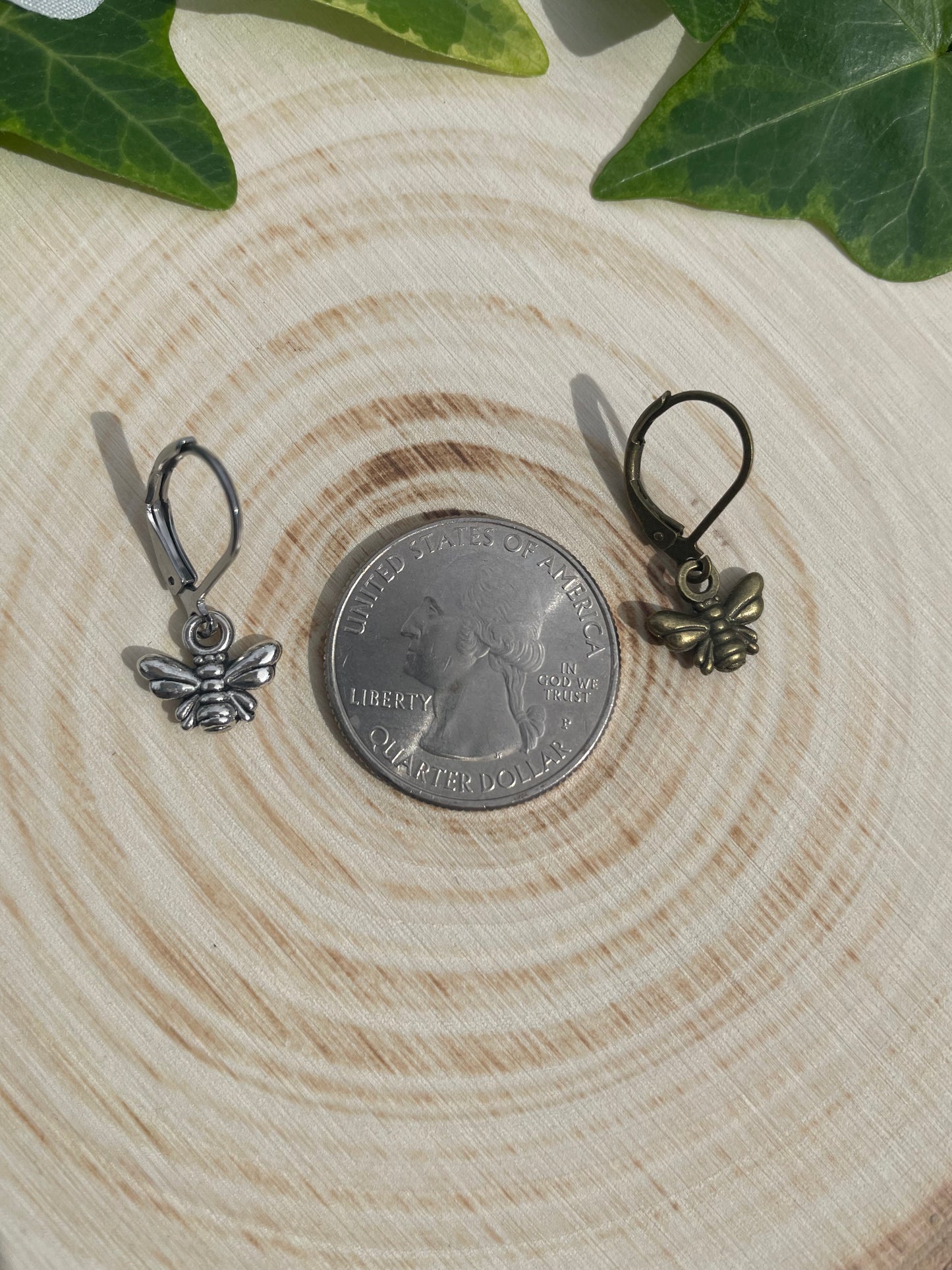 Bee Huggie Hoops