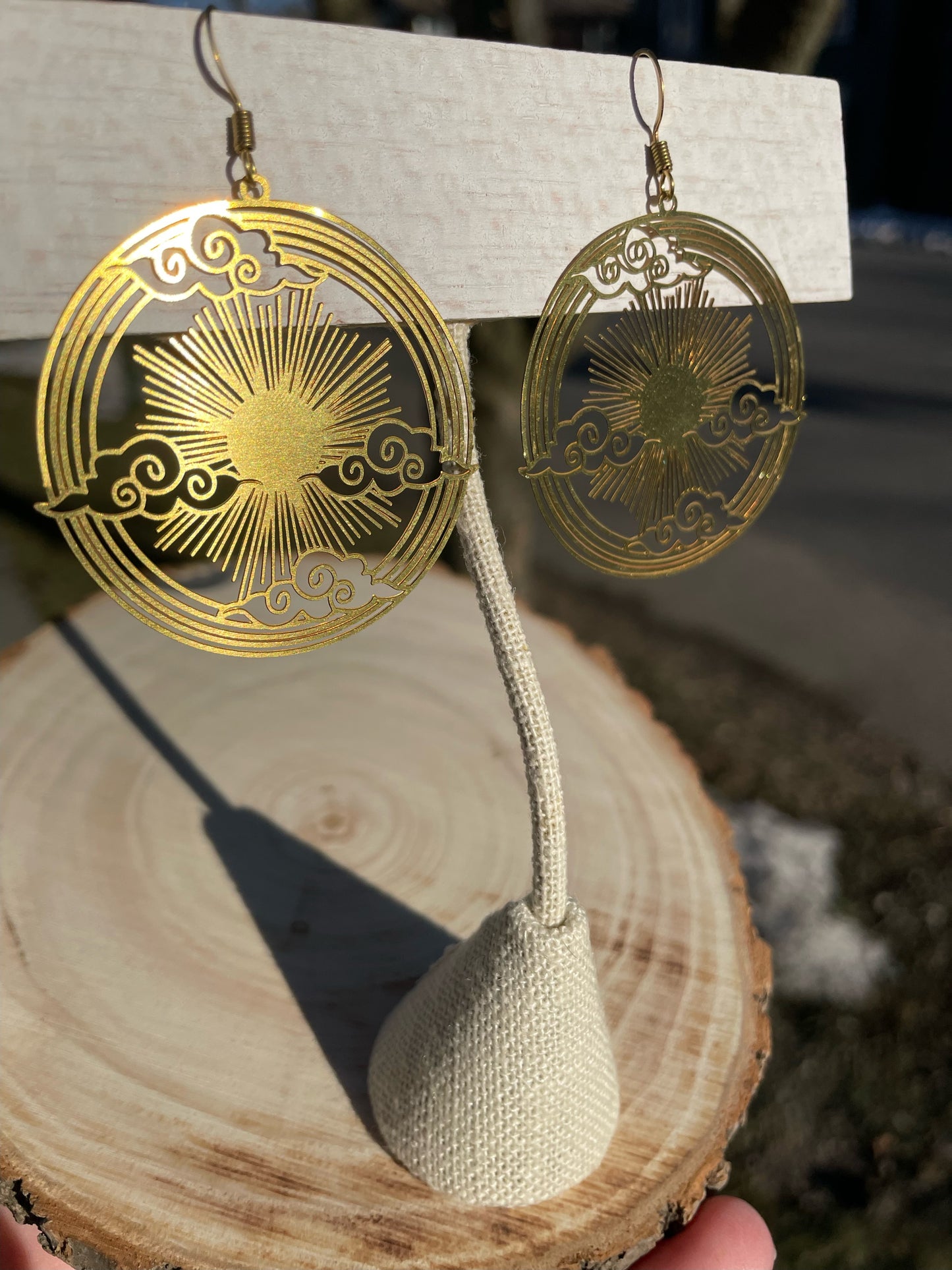 Cloudy Sunrise Earrings
