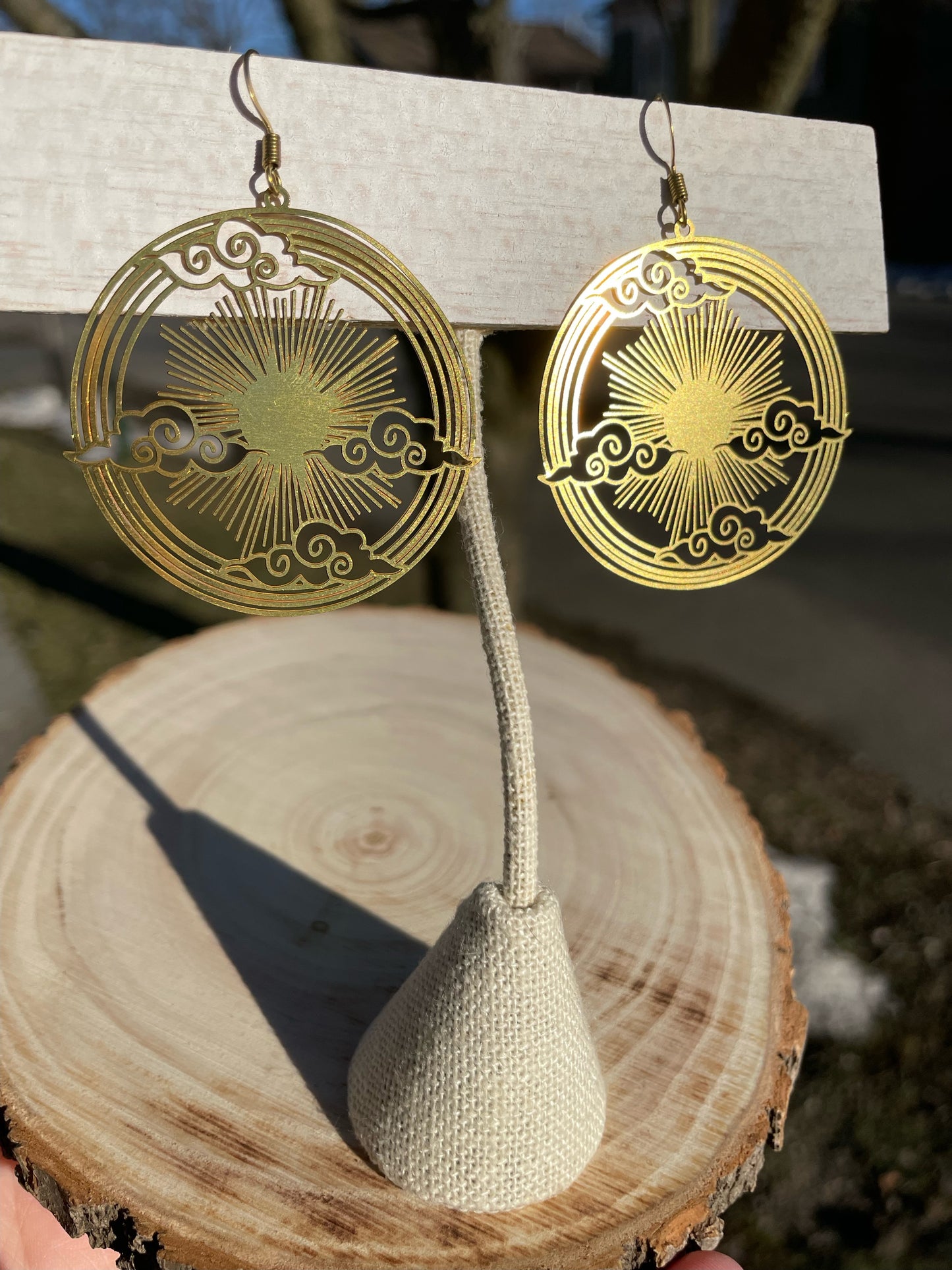 Cloudy Sunrise Earrings