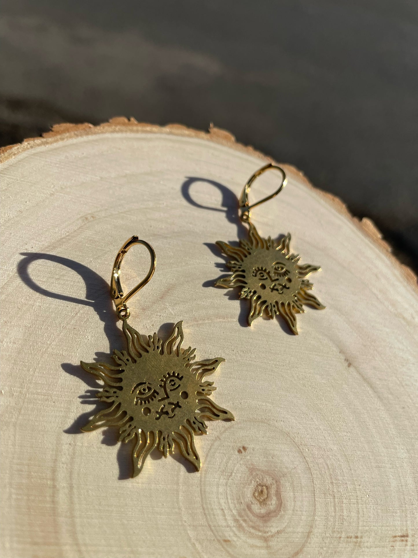 Face of the Sun Earrings